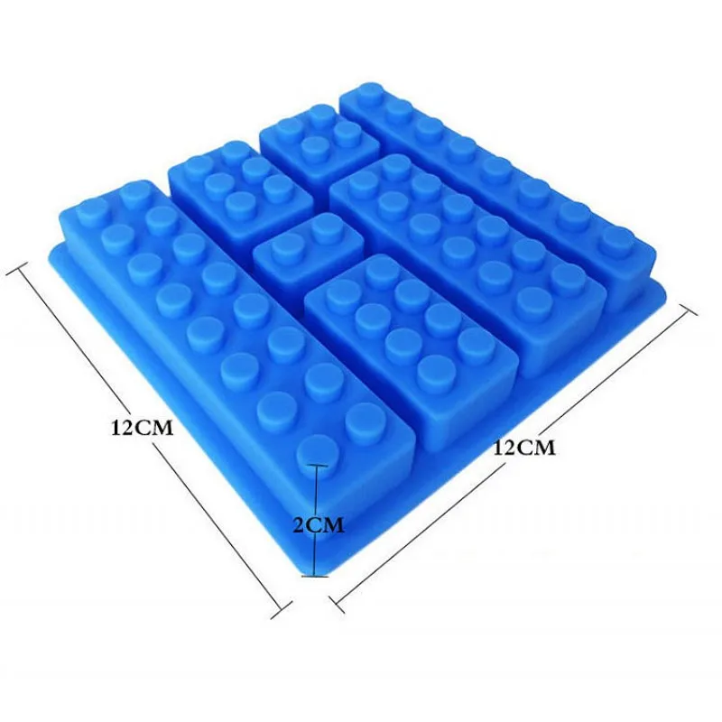 SEREQI силиконовые Lego строительные блоки DIY форма для шоколада поднос Jello десерт
