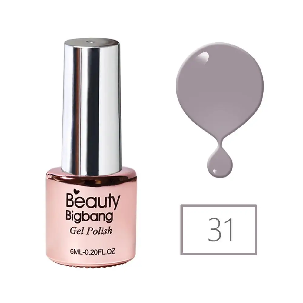 31 BeautyBigBang 6 мл 36 цветов замачивается сверху гель для ногтей УФ поли гель лак для маникюра эмаль полигель гель лак для верхнего покрытия мате ногтей - Цвет: 31