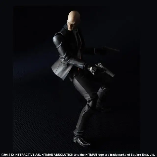 Фигурки персонажей PLAY ARTS 23 см игрушки модели Hitman Codename 47 KAI|model toy|play artsfigure model |