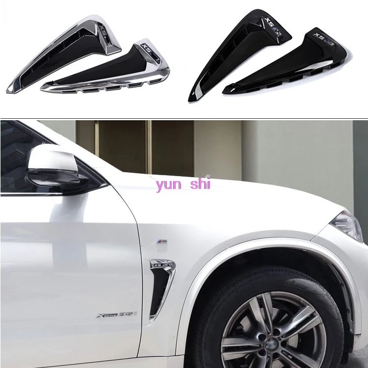 2 шт. аксессуары для BMW X5 2014 2017 цвета|side air vents|car fendercar side vents |