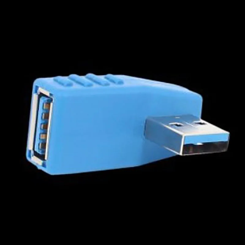 1 шт. Новый 90 градусов левый правый угловой USB 3 0 A адаптер Папа-мама разъем для