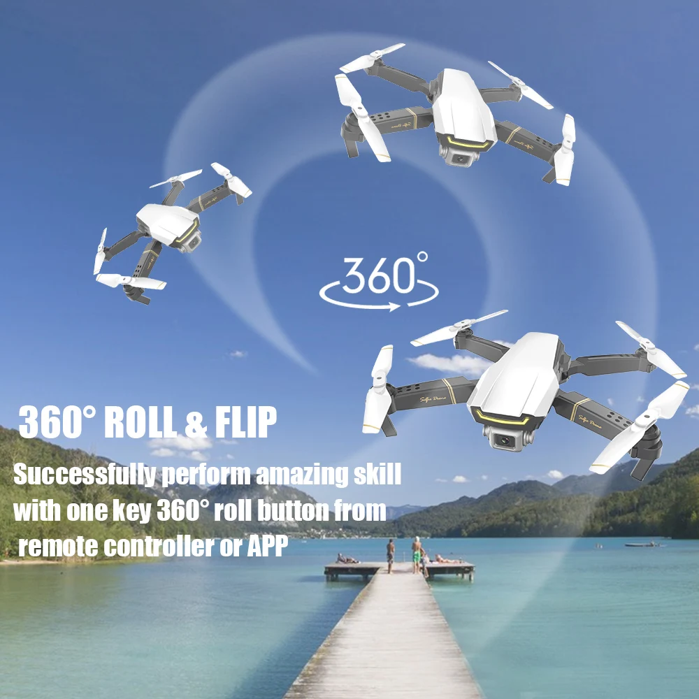 Global GW89 Радиоуправляемый Дрон с камерой 1080P HD Wifi FPV Gesture Фото Видео удержание высоты складной Радиоуправляемый квадрокоптер для начинающих VS E58