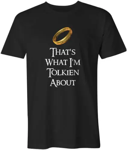 Властелин колец LOTR Frodo Geek забавная Новинка Мужская футболка-Tolkien о | одежда