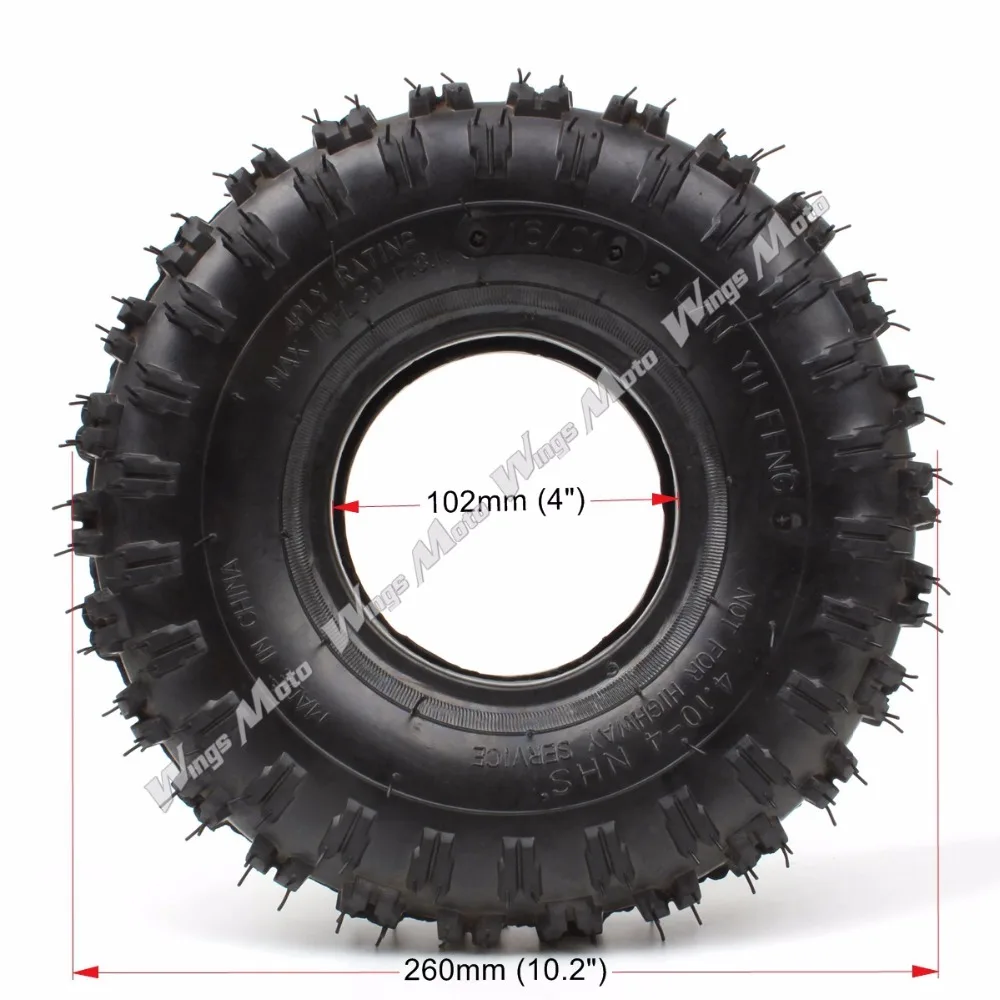 4.10-4 410-4 шины для сада rototiller снег Воздуходувы Go корзину малыш ATV Pack 2 | Автомобили и