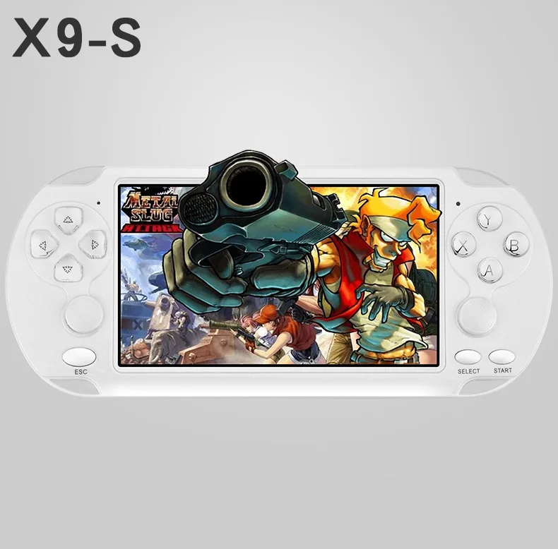 Двойной джойстик 5 1 дюймов Экран ручной x9-s игроки ТВ выход с MP3/фильм Камера