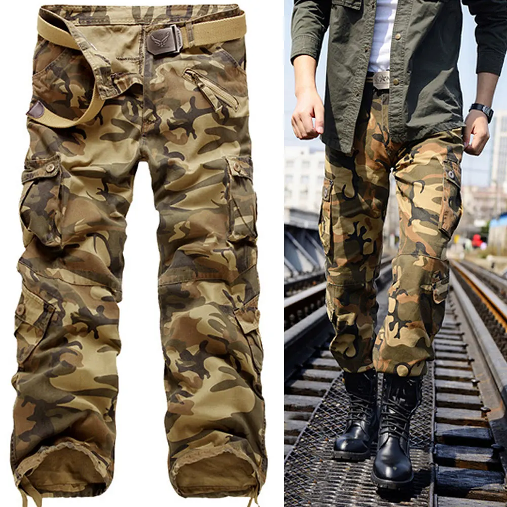 2020 камуфляжные тактические брюки мужские джоггеры хлопковые спортивные