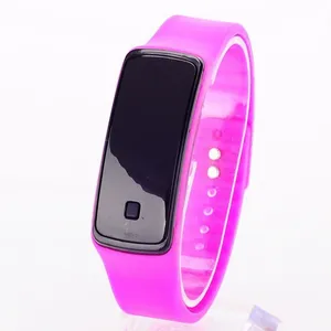 Часы наручные силиконовые для мужчин и женщин, светодиодные спортивные модные уличные, с цифровым экраном