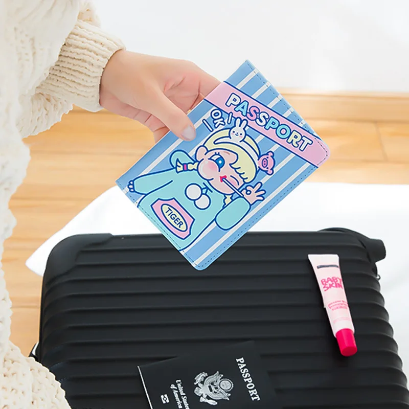 Milkjoy Cute Ins Passport Case Card Holder Sticker Cover | Багаж и сумки