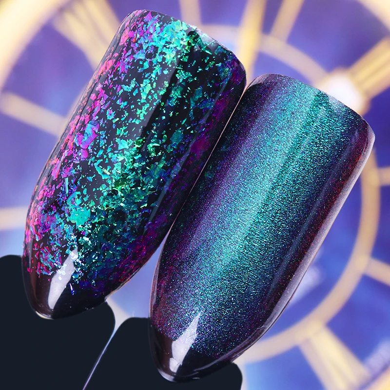 Born pretty, хамелеон лак для ногтей с блестками лак 9 мл Vernis Павлин маникюрный лак для ногтей Цвет#11#12