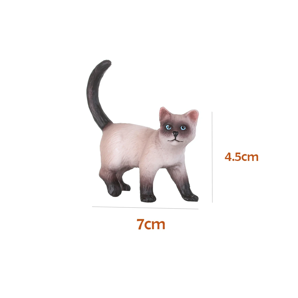 berman cat 1 шт. пластиковая сказочная садовая кукла мини-фигурка для питомца Миниатюрная кошка имитация животного DIY подарок домашний декор - Цвет: berman cat