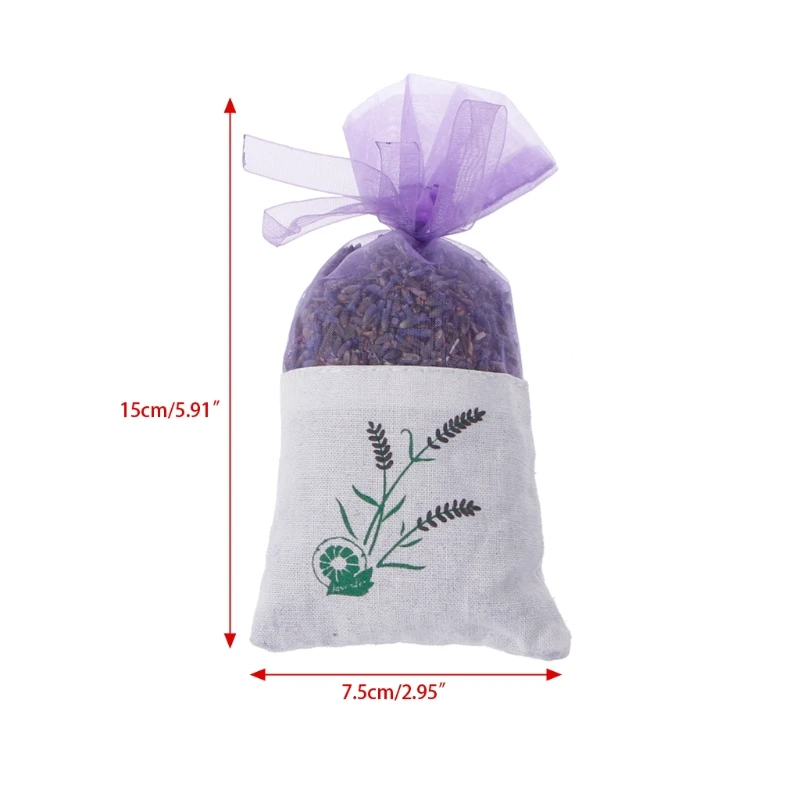 Natural Lavender Bud Dried Flower Sachet Bag Aromatherapy Aromatic Air Refresh Home Decor | Дом и сад