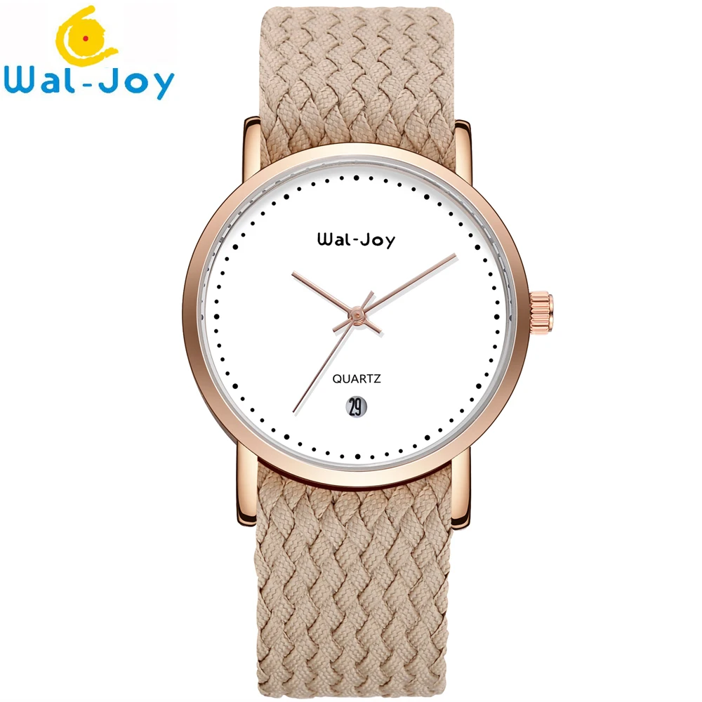 Wal-Joy 2018 новый бренд женские студенческие нейлоновые плетеные ремешки Спортивные