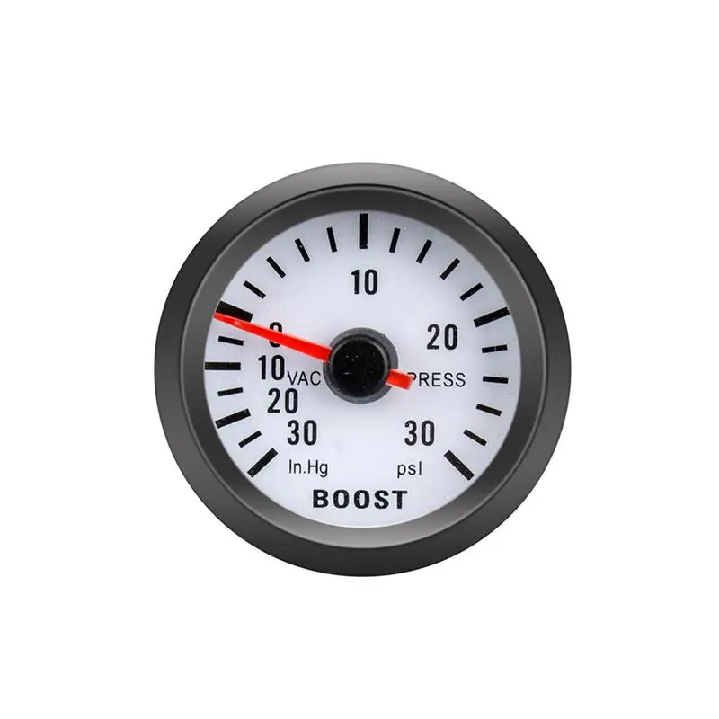 Автомобильный измеритель Boost Gauge " 52 мм Бар турбо Boost Gauge-1~ 2 бар/-30~ 30 PSI вакуумный пресс-метр для авто синий свет черный обод 12 В