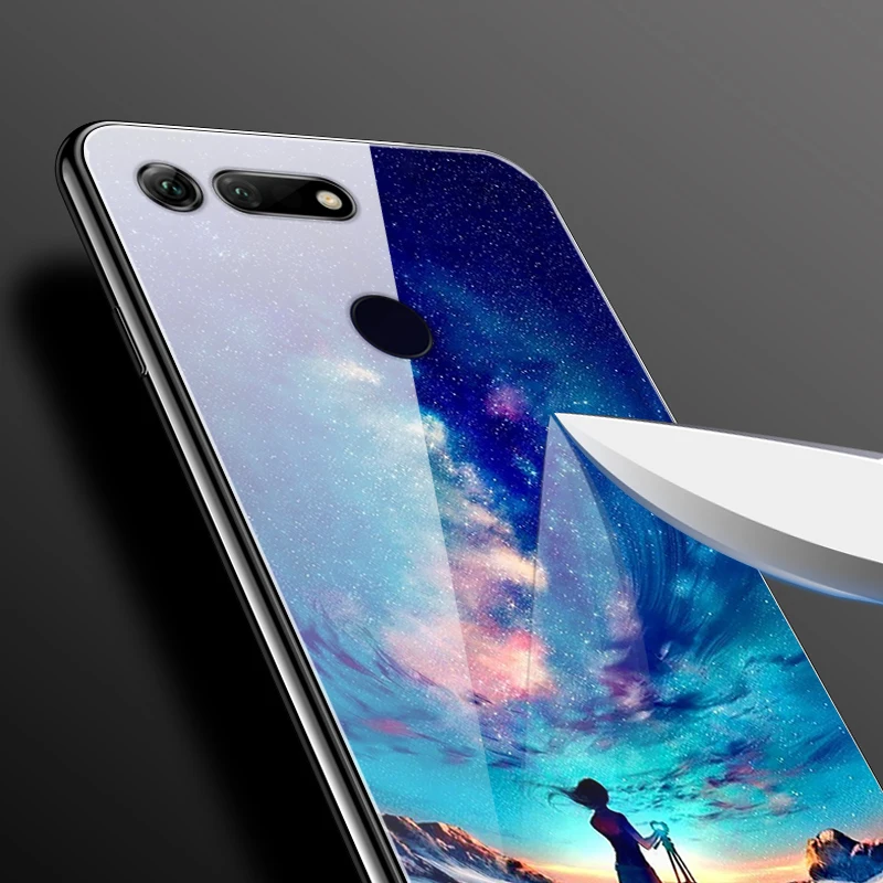 Чехол для huawei Honor View 20 20 S, закаленное стекло с принтом, чехол для huawei Honor 20 S, MAR-LX1 чехол для huawei View 20 V20