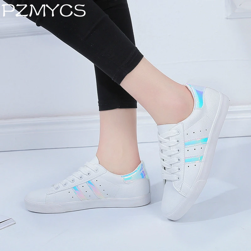 PZMYCS лето осень перфорации Повседневная дышащая обувь женские кроссовки Для