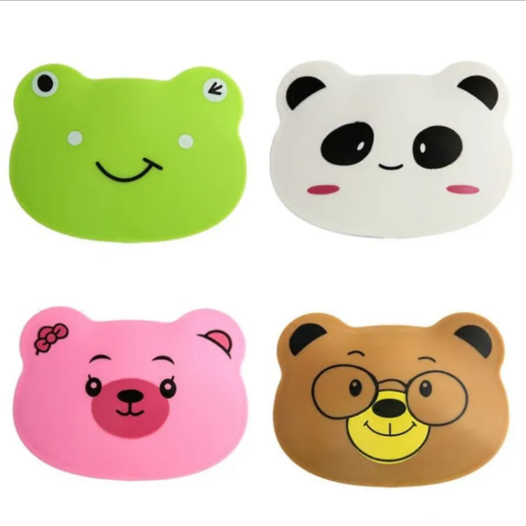 1 шт. переносная Коробка для мыла с мультяшными животными держатель дорожная