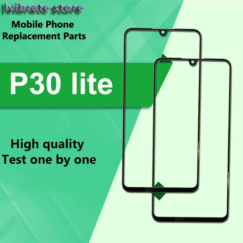 For Huawei P30 lite Front Outer Glass Lens Touch Panel Screen Replacement P30lite Digitizer parts repair | Мобильные телефоны и