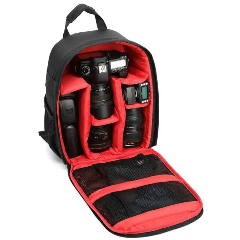 Wrumava камера рюкзак плеча DSLR SLR сумка для камеры Стеганый водонепроницаемый Nikon Canon