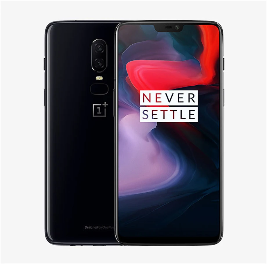 Полный Экран глобальной прошивки Oneplus 6 Android мобильный телефон 8 ГБ Оперативная
