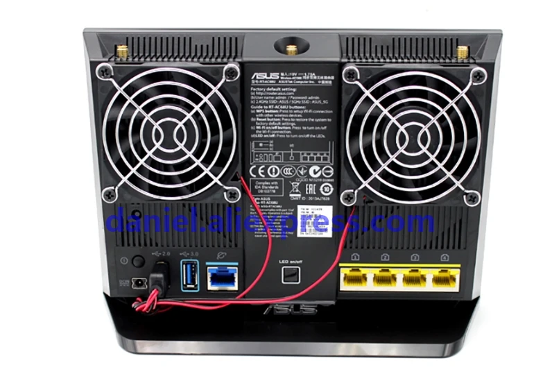 Вентилятор охлаждения маршрутизатора поддерживает RT-AC68U AC86U EX6200 Tenda AC15 USB вентилятор
