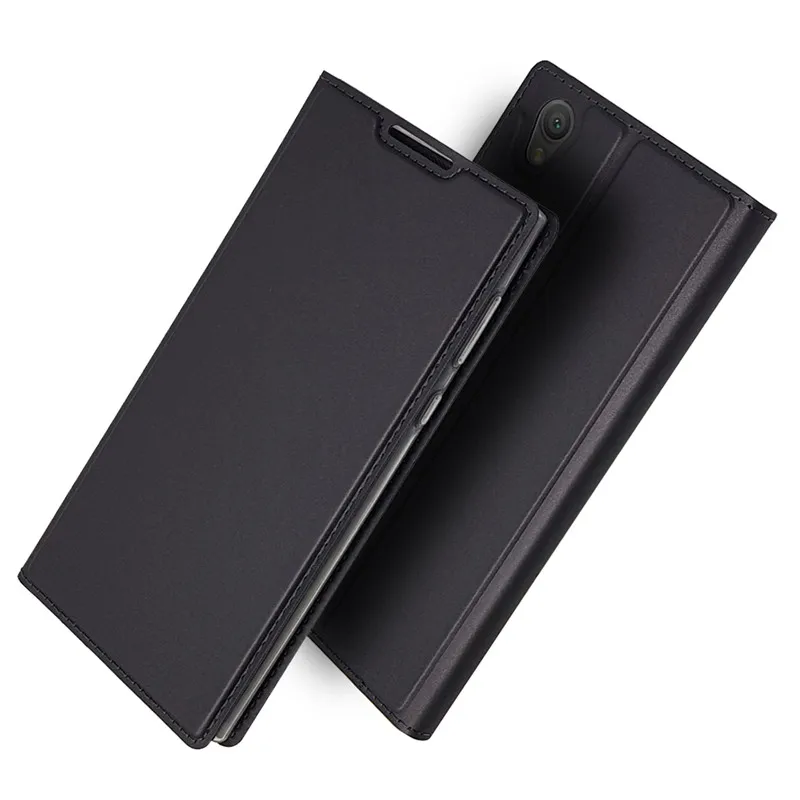 Чехол для Sony Experia Z5 L1 L2 XA XA1 Plus XA2 Ultra XZ XZ1 2 Compact Premium XA3 Xperia 5 8 20 XZ5 кожаный