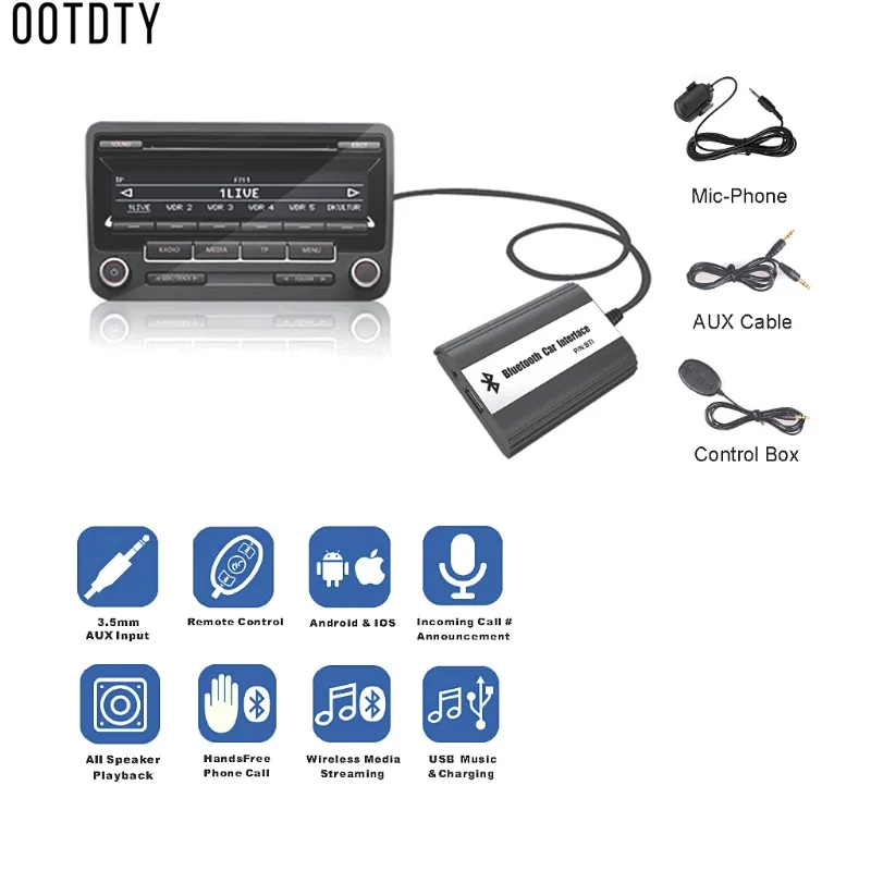 Handsfree Car Bluetooth наборы MP3 AUX адаптер Интерфейс для Mazda 3 5 6 RX8 SPD | Автомобили и