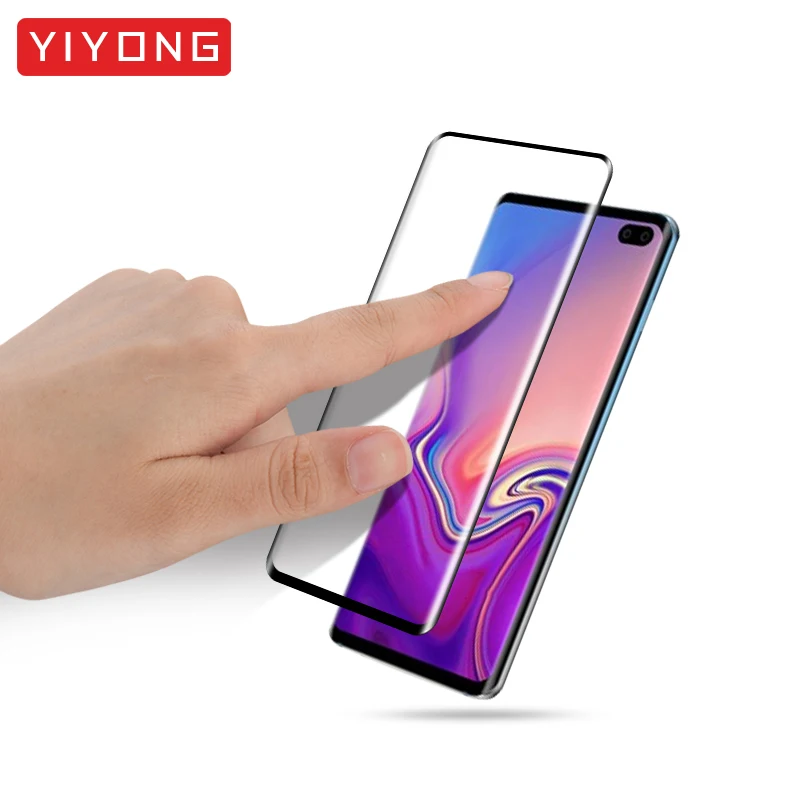 YIYONG 3D изогнутое стекло для Samsung Galaxy S10 Plus S8 S9 закаленное Защита экрана S10e Lite S 10 9 |