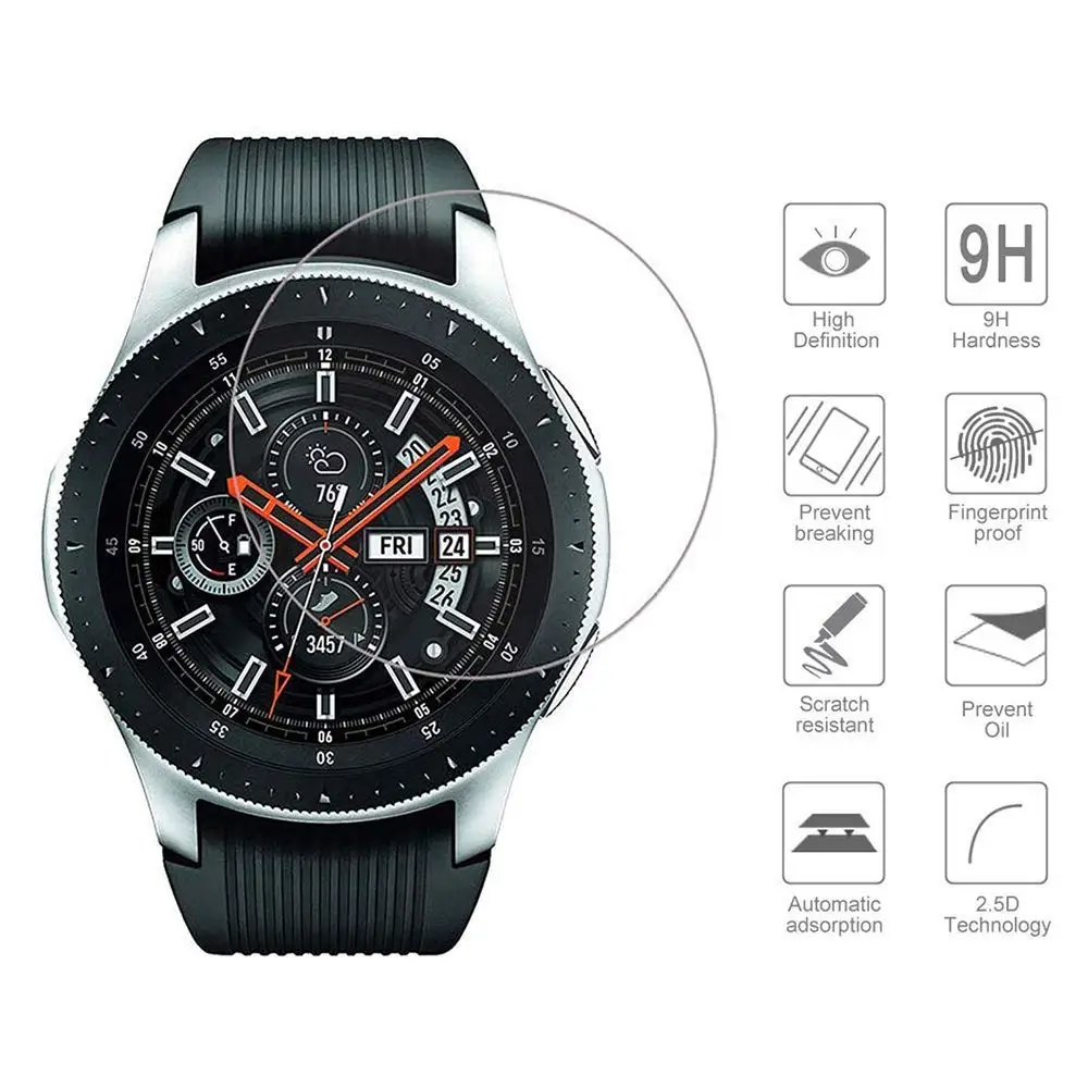 Закаленное стекло для samsung Galaxy Watch 42 мм Защита экрана для samsung Watch 42 мм 46 мм Защитная стеклянная пленка на стекло 42 мм