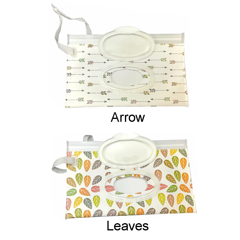 Контейнер для влажных салфеток практичный клатч тонкий портативный