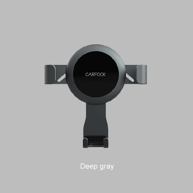 grey Автомобильный держатель Xiaomi CARFOOK с гравитационным датчиком, с g-сенсором, с одной рукой, мультиустройство, зажим, держатель для телефона, поддержка телефона - Цвет: grey