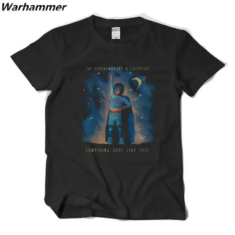 Футболка Warhammer Coldplay This Rock Fan футболка Homme хлопковая с круглым вырезом и короткими