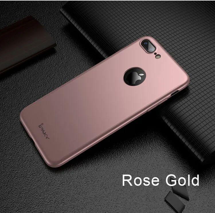 IPaky 360 полная защита чехол для iphone 8 чехол 8 plus для iphone 8 роскошный армированный Тонкий чехол для iphone 8 plus coque 8 plus чехол