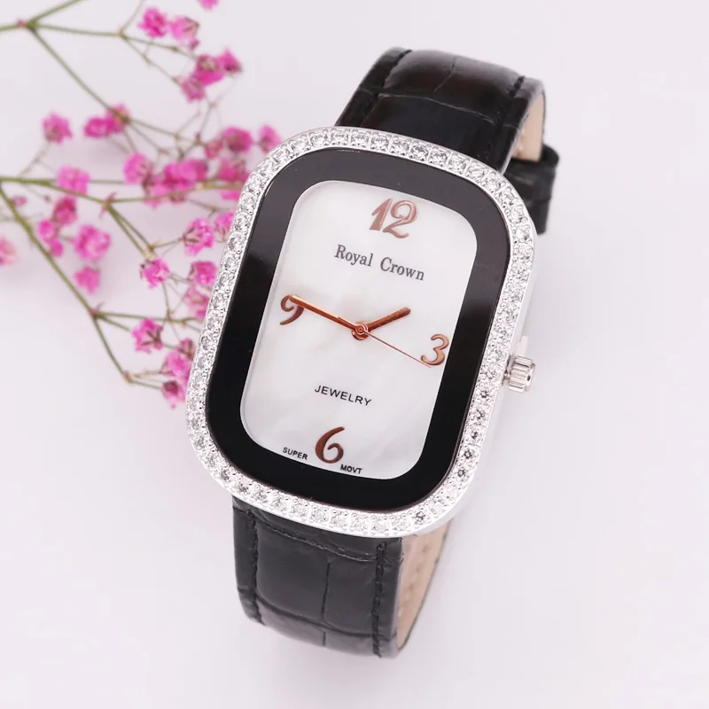Роскошные женские часы с Королевской короной модные разноцветный браслет