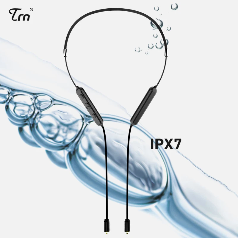 TRN BT10 беспроводной Bluetooth APT-X MMCX/2Pin Соединительный кабель Поддержка IPX7 для TRN V80 NICEHCK HK6/HK8 NK10 CSR8645 чип APTX