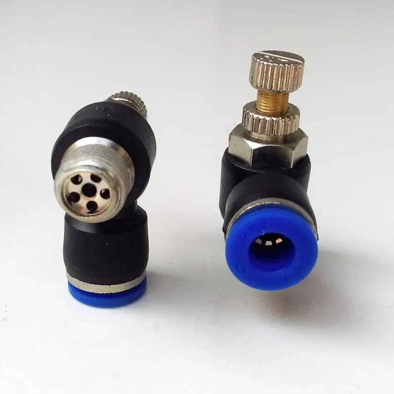 10 шт./лот пневматический клапан дроссельной заслонки регулятор скорости воздуха