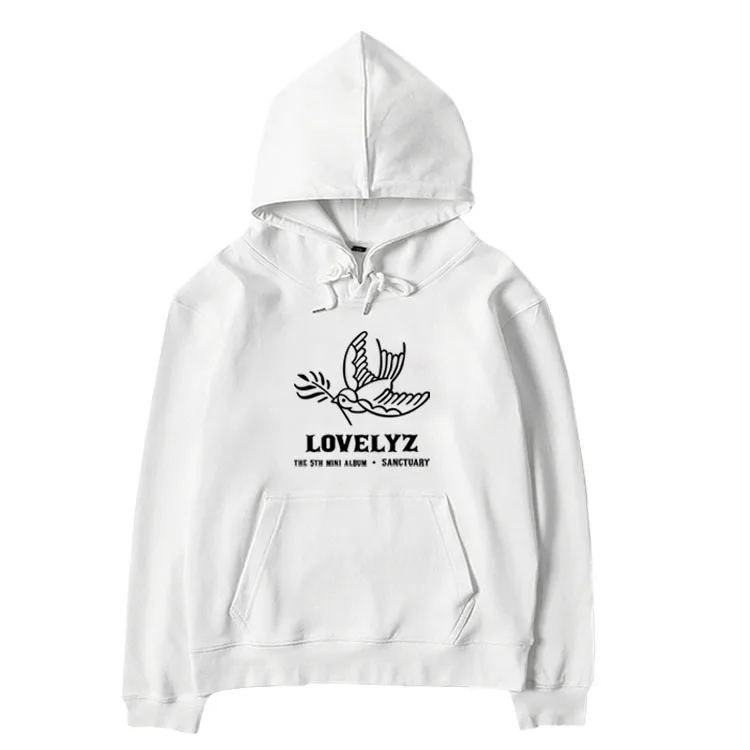 Новый альбом Kpop lovelyz пуловер с одинаковым принтом толстовки для фанатов