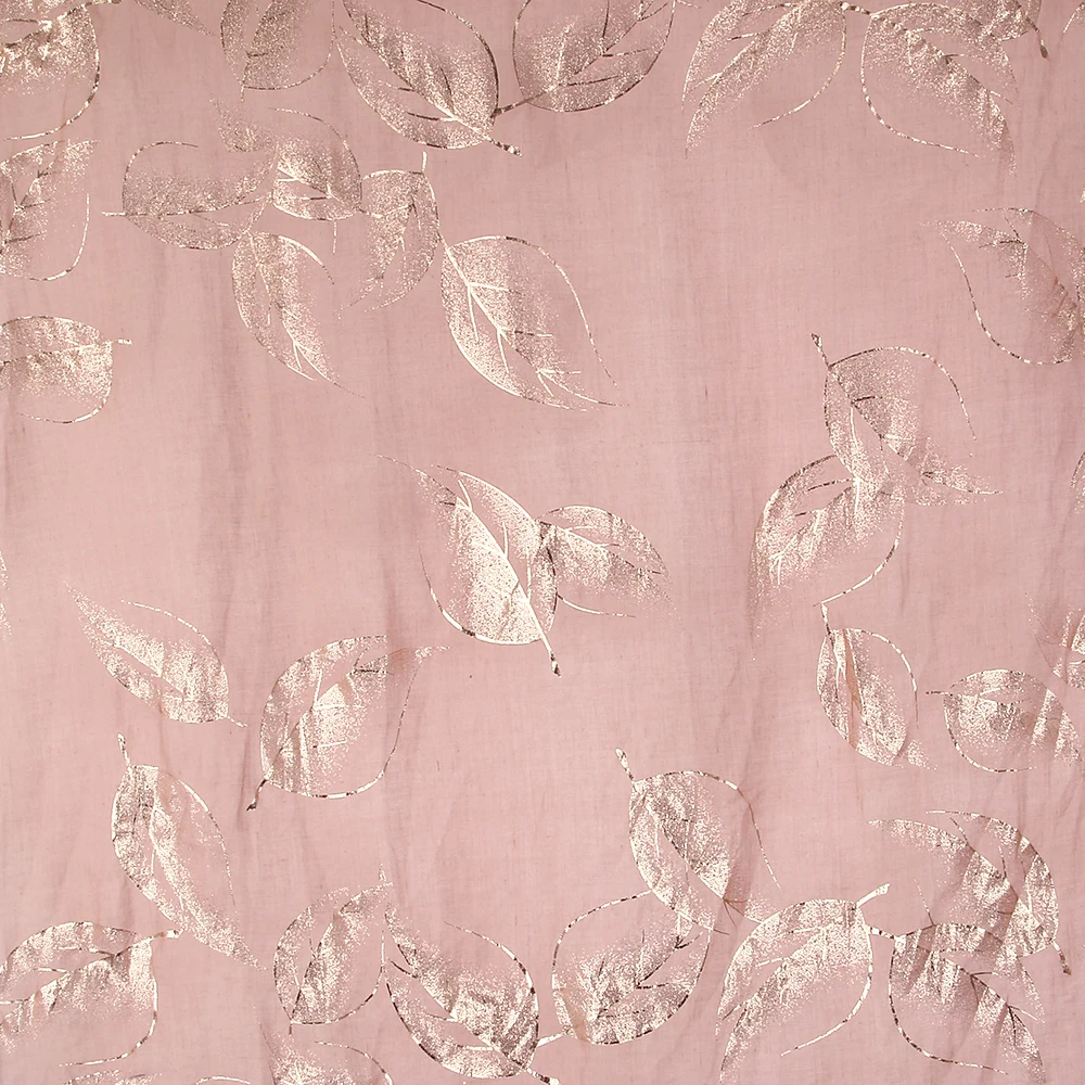 Женский платок FOXMOTHER модный розовый из фольги с листьями | Аксессуары для одежды