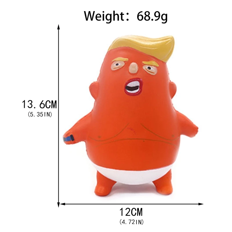 Каваи Squishy Моделирование Трамп мяч замедлить рост уменьшить Давление стресса дети Squeeze игрушка в подарок