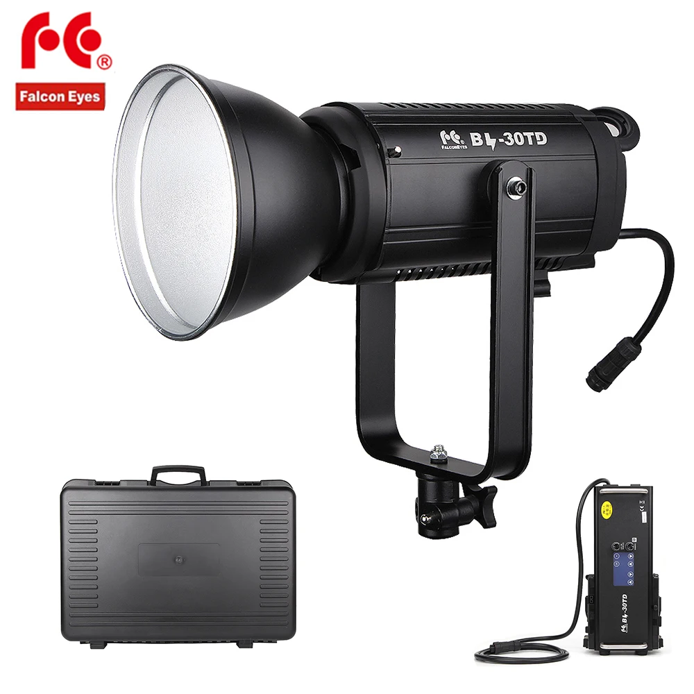 FalconEyes BL-30TD 300 Вт светильник с сенсорным экраном блок управления CRI 95 двухцветный студийный непрерывный светодиодный студийный заполняющий светильник для фильмов/фильмов