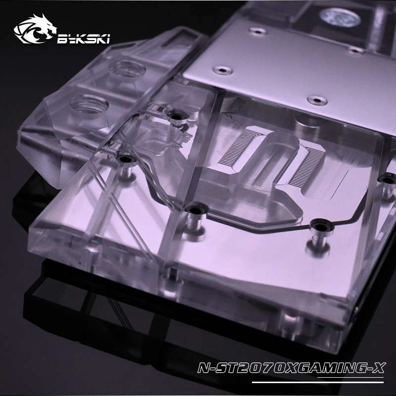 Bykski водного блока использовать для ZOTAC RTX2070 8GB X-GAMING OC/Gaming RTX2070 AMP/полное покрытие медный радиаторный блок/RGB светильник