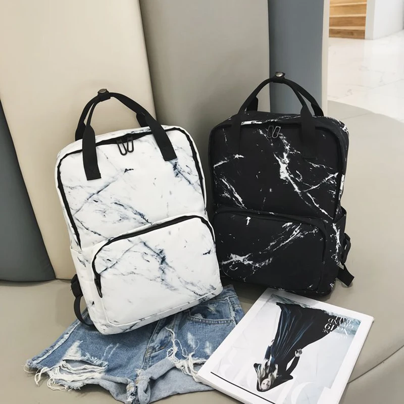 Модный рюкзак унисекс для женщин и мужчин тканевый девочек-подростков сумки