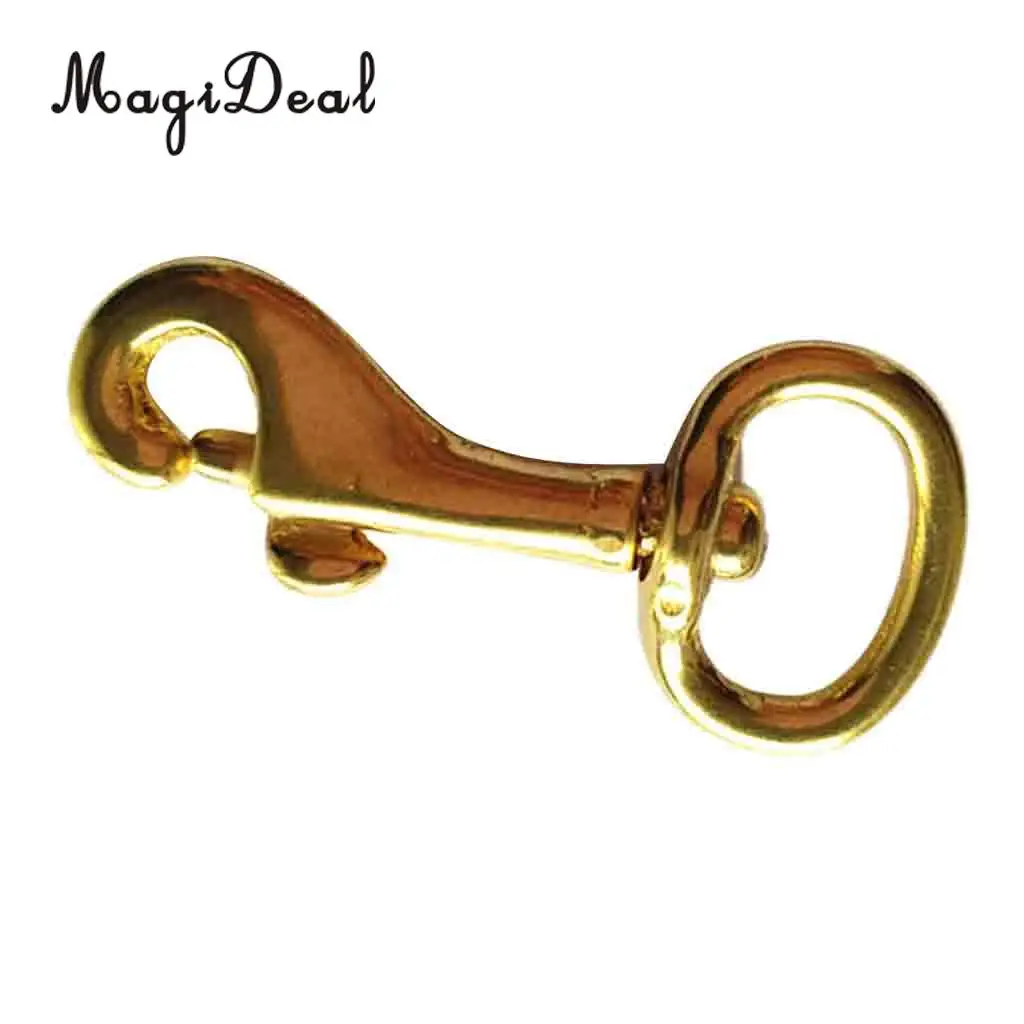 MagiDeal Heavy Duty Solid Brass Swivel Eye Bolt Snap Hook 2/3" x 1-3/4" Scuba Diving Gear Equipment | Спорт и развлечения