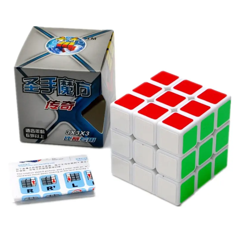 Shengshou кубик рубика 3x3 Magic Cube Легенда Профессиональный Скорость ПВХ Стикеры