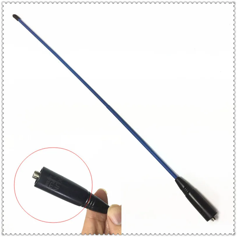 OPX771 голубая мягкая 144/430 УФ двухдиапазонная антенна для baofeng BF-UV5R BF-UV5RA BF-UV5RB BF-UV5RC