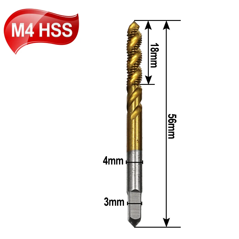

Метчики для резьбы JIGONG M3 M4 M5 M6 M8
