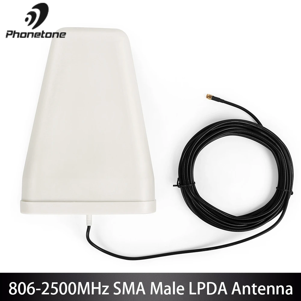 Наружная антенна LPDA для ретранслятора сигнала Φ 806 2500 МГц 7 10dBi с разъемом SMA типа