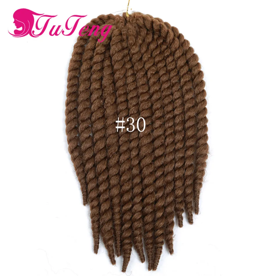 Лучший 12 Гавана Мамбо Твист Крючком Косу Волосы Синтетические Сенегальский Twist