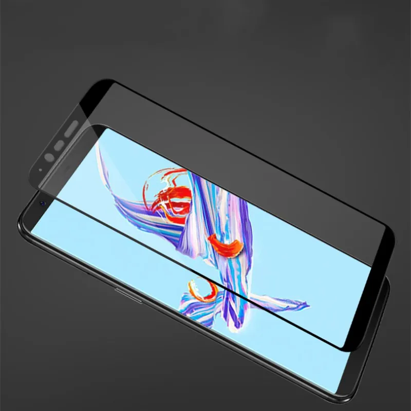 10 шт./лот 3D закаленное стекло для Oneplus 5T полное покрытие 9H защитная пленка Защита