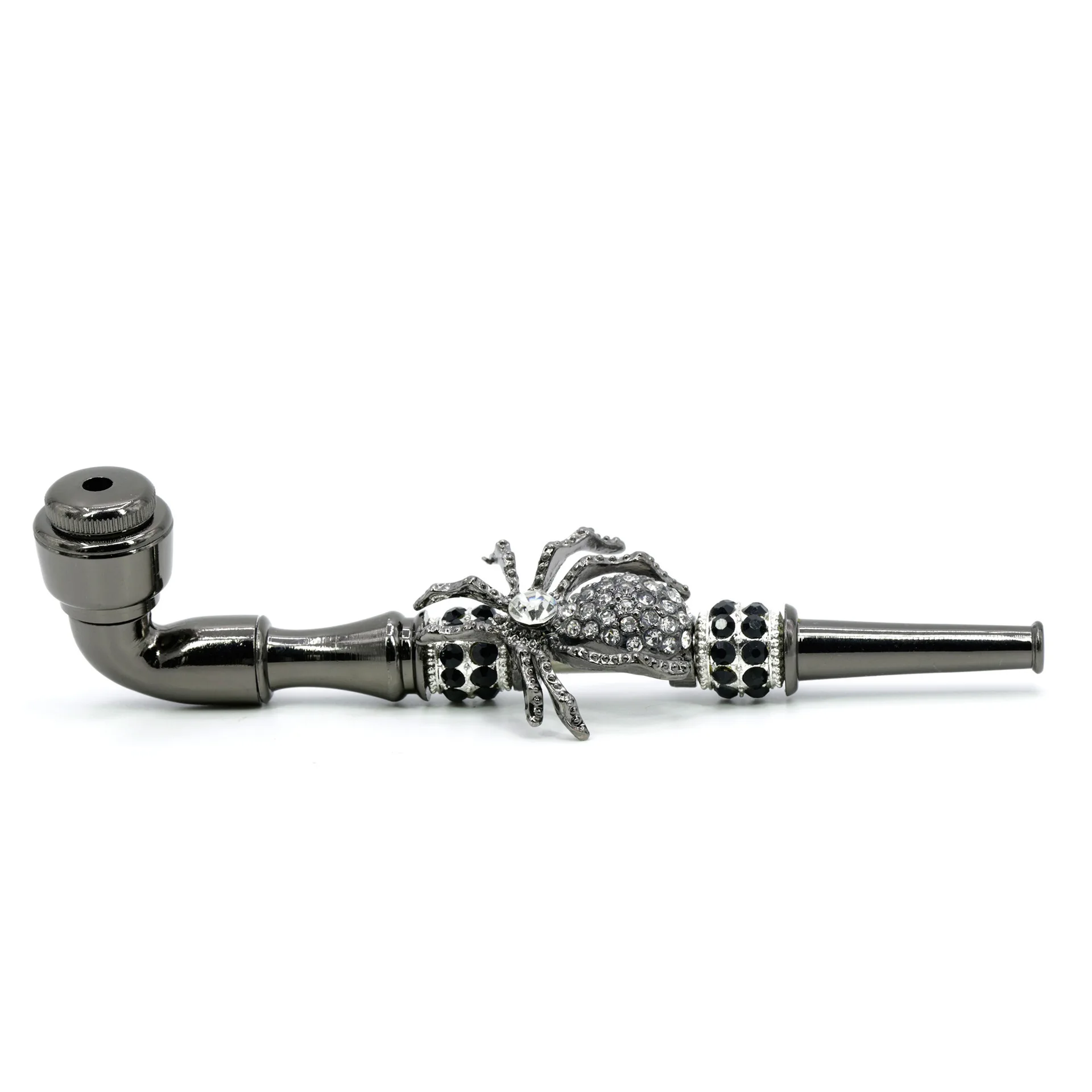 Metal Pipe spider Jamaica Rasta Herb/Tobacco/Smoking Pipes Mill Smoke Detectors Water Shisha Hookah Cigarette Cigar Tube | Дом и сад