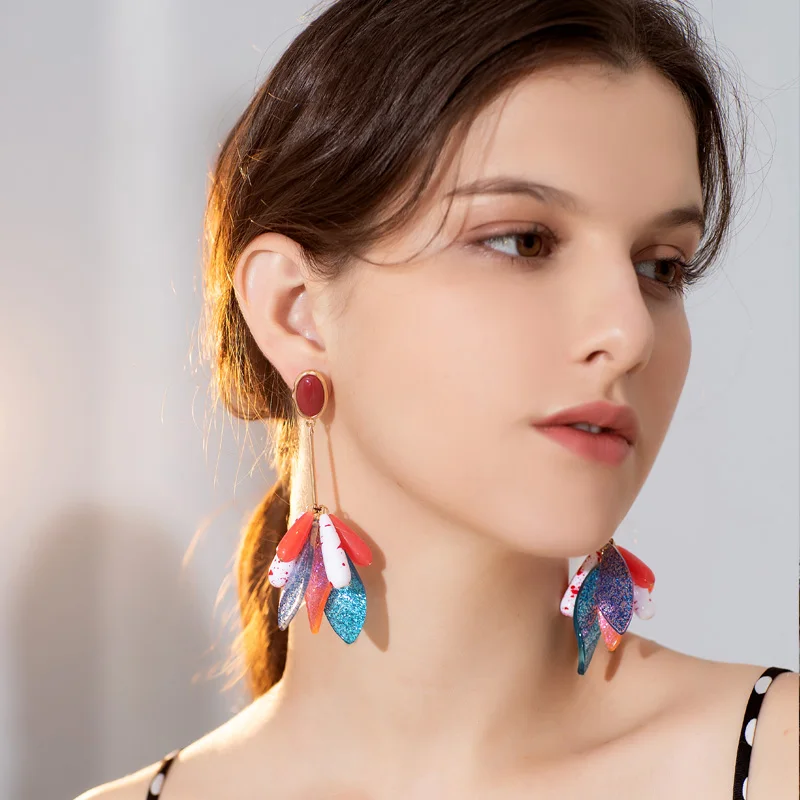 WEALTHYBOO новые женские многоцветные перламутровые Цветочные Свободные модные